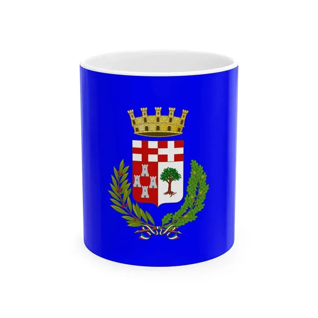 Bandiera di Imperia (Italy) White Coffee Mug 11oz - Go Mug Yourself