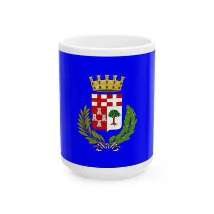 Bandiera di Imperia (Italy) White Coffee Mug 15oz - Go Mug Yourself