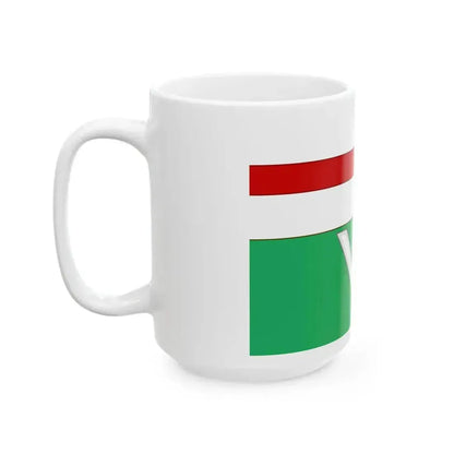 Bandiera di Varazze (Italy) White Coffee Mug - Go Mug Yourself