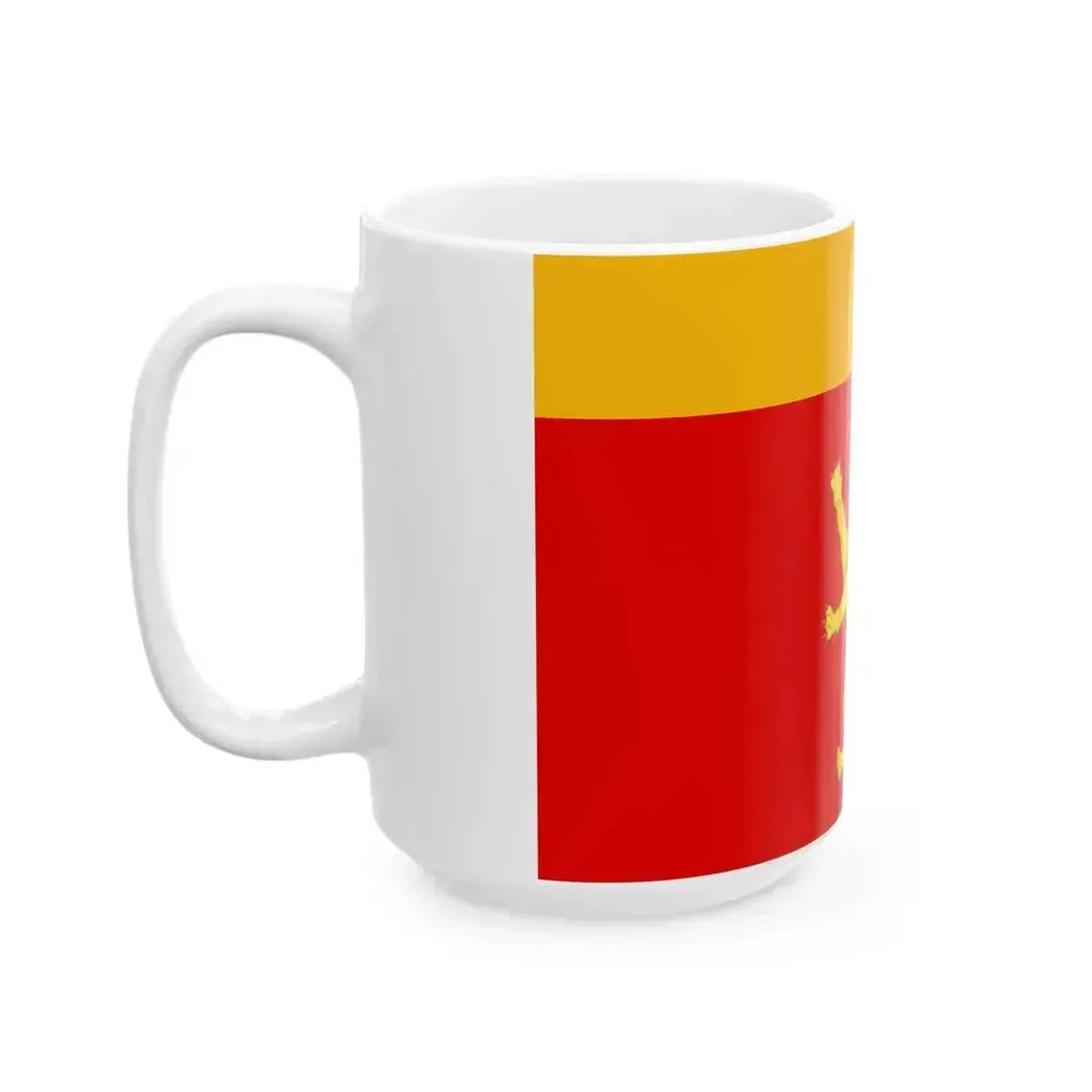 Bandiera di Ventimiglia (Italy) White Coffee Mug - Go Mug Yourself