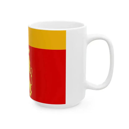 Bandiera di Ventimiglia (Italy) White Coffee Mug - Go Mug Yourself