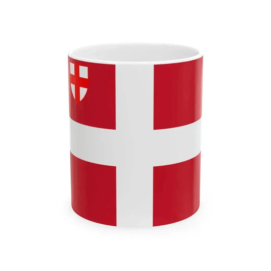 Bandiera Firenze Calcio Storico (Italy) White Coffee Mug 11oz - Go Mug Yourself