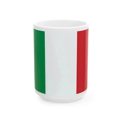 Bandiera italiana foto (Italy) White Coffee Mug 15oz - Go Mug Yourself