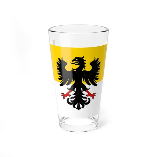 Bandièra Marquesat Doçaiga (Italy) Pint Glass 16oz 16oz - Go Mug Yourself