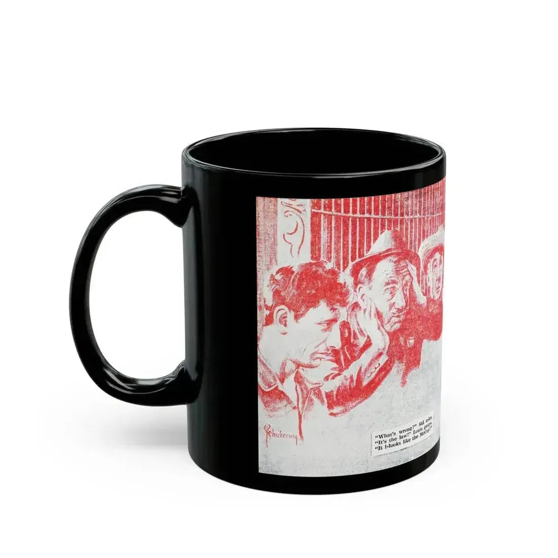 Bang It Out of Town (1), Blue Book Magazine, May 1940 - Black Coffee Mug - Go Mug Yourself