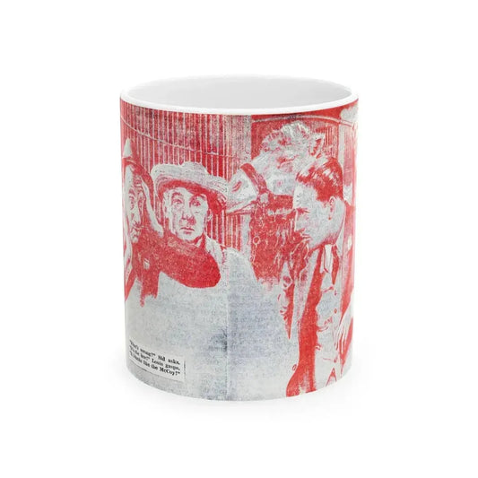 Bang It Out of Town (1), Blue Book Magazine, May 1940 - White Coffee Mug 11oz - Go Mug Yourself