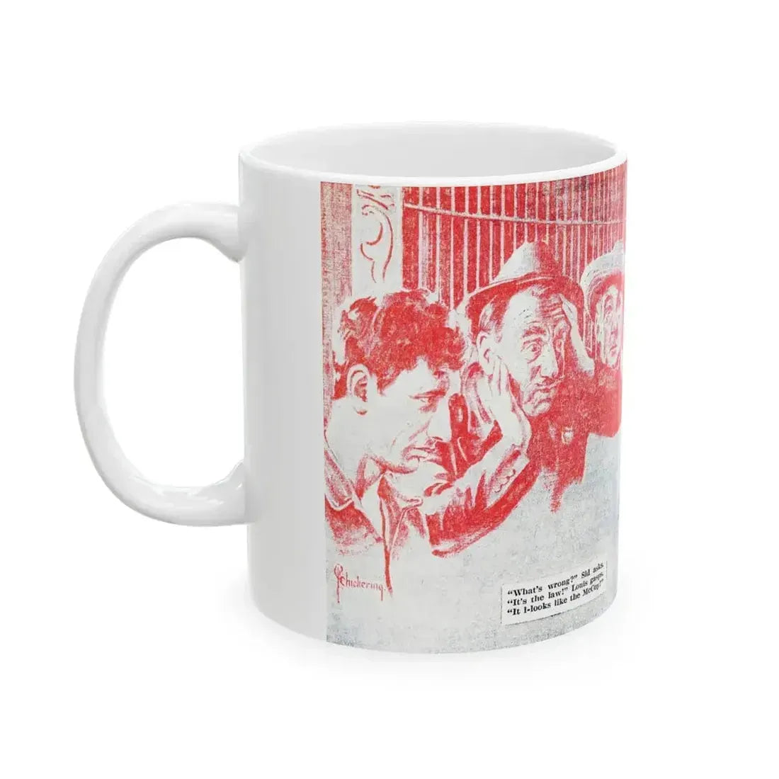 Bang It Out of Town (1), Blue Book Magazine, May 1940 - White Coffee Mug - Go Mug Yourself