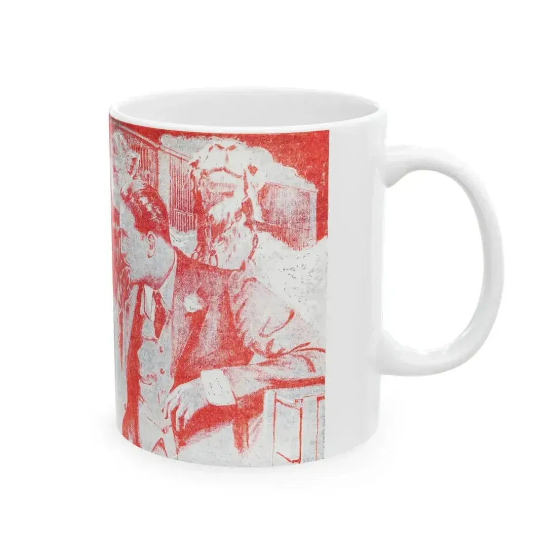 Bang It Out of Town (1), Blue Book Magazine, May 1940 - White Coffee Mug - Go Mug Yourself