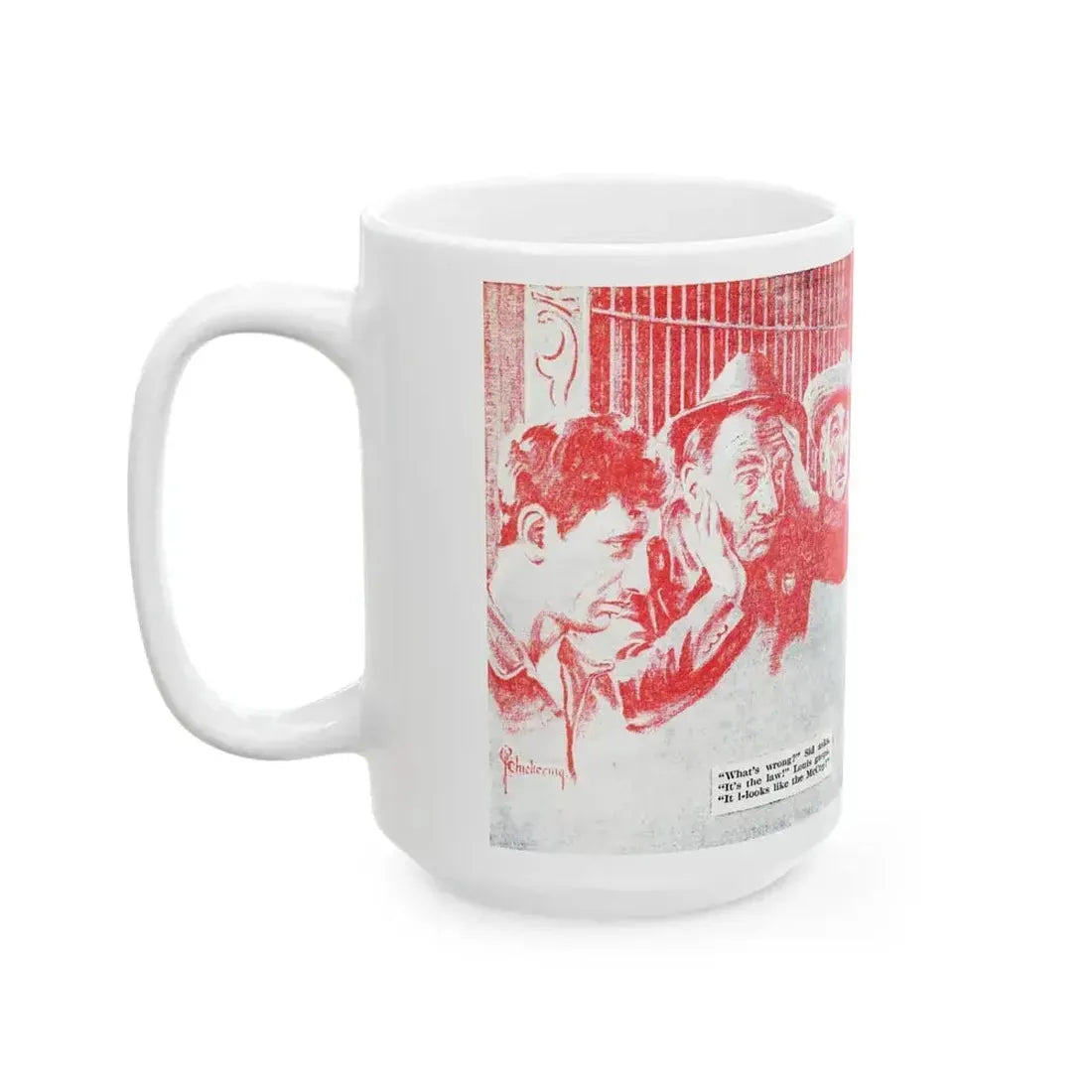 Bang It Out of Town (1), Blue Book Magazine, May 1940 - White Coffee Mug - Go Mug Yourself