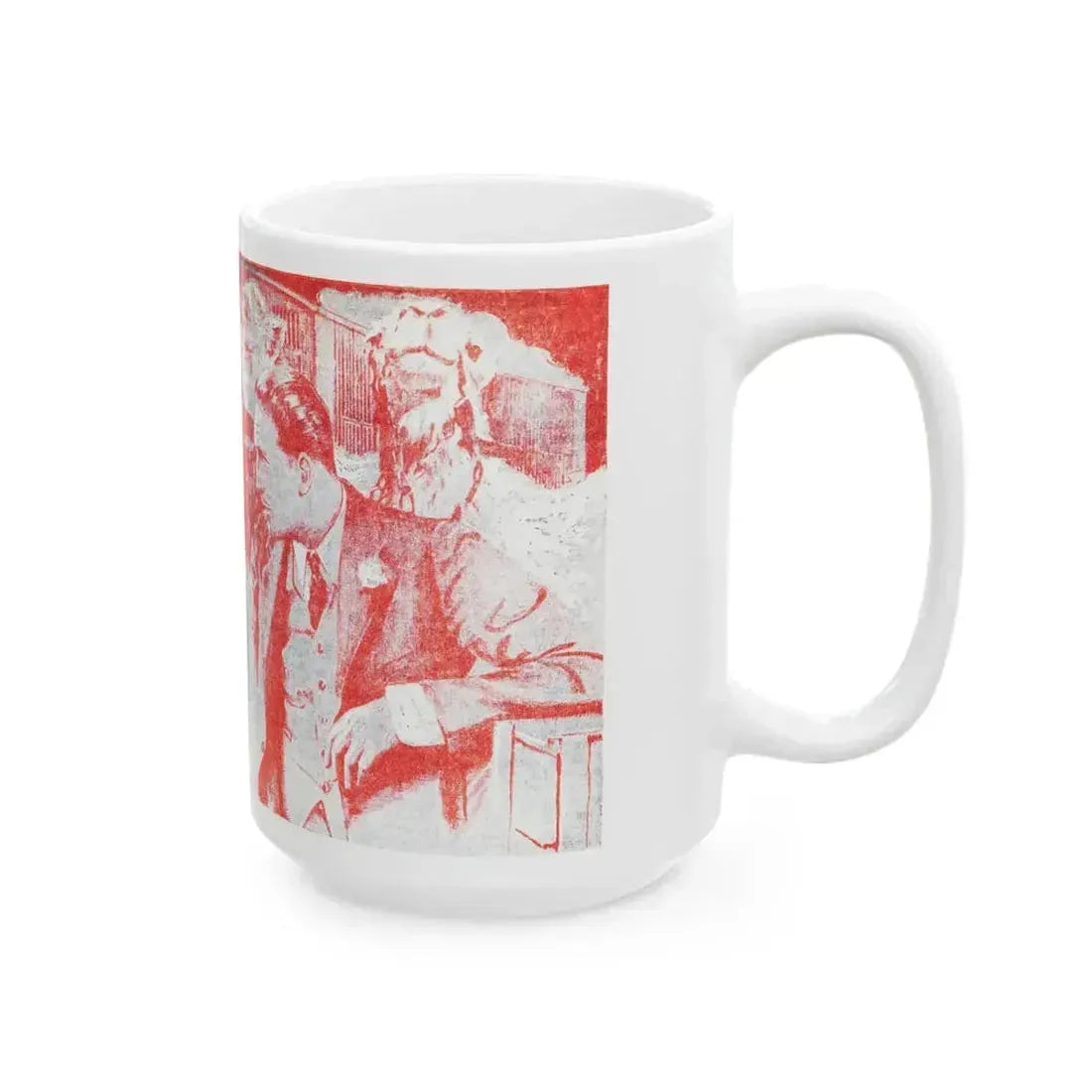 Bang It Out of Town (1), Blue Book Magazine, May 1940 - White Coffee Mug - Go Mug Yourself