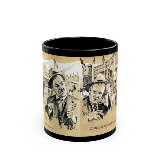 Bang It Out of Town (2), Blue Book Magazine, May 1940 - Black Coffee Mug 11oz - Go Mug Yourself