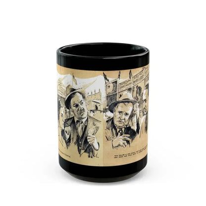 Bang It Out of Town (2), Blue Book Magazine, May 1940 - Black Coffee Mug 15oz - Go Mug Yourself