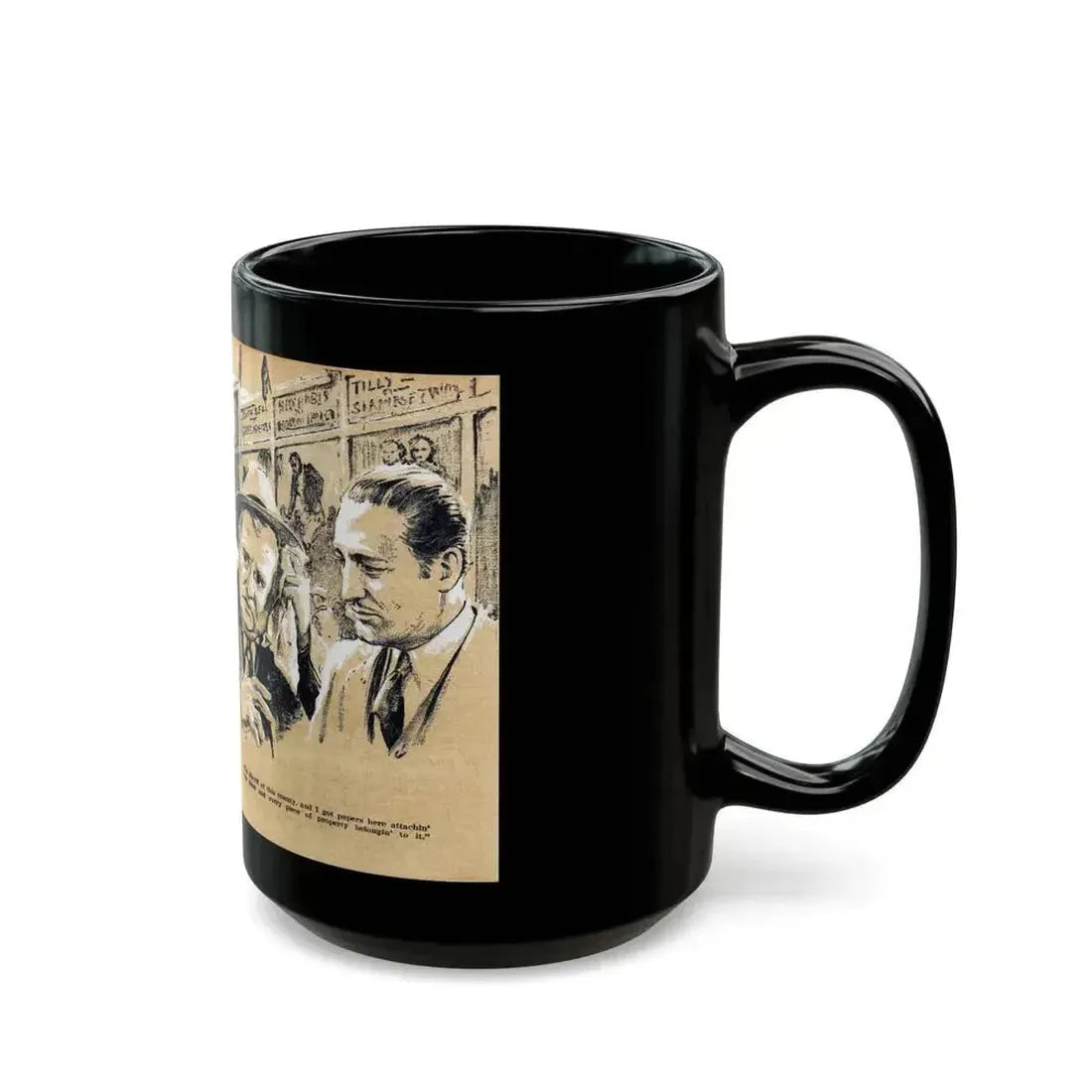 Bang It Out of Town (2), Blue Book Magazine, May 1940 - Black Coffee Mug - Go Mug Yourself