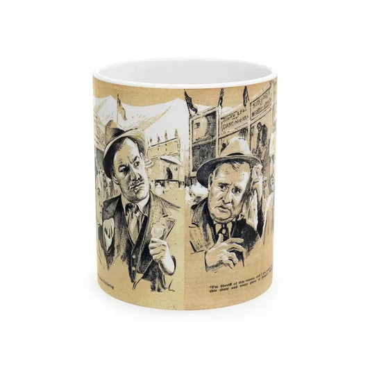 Bang It Out of Town (2), Blue Book Magazine, May 1940 - White Coffee Mug 11oz - Go Mug Yourself
