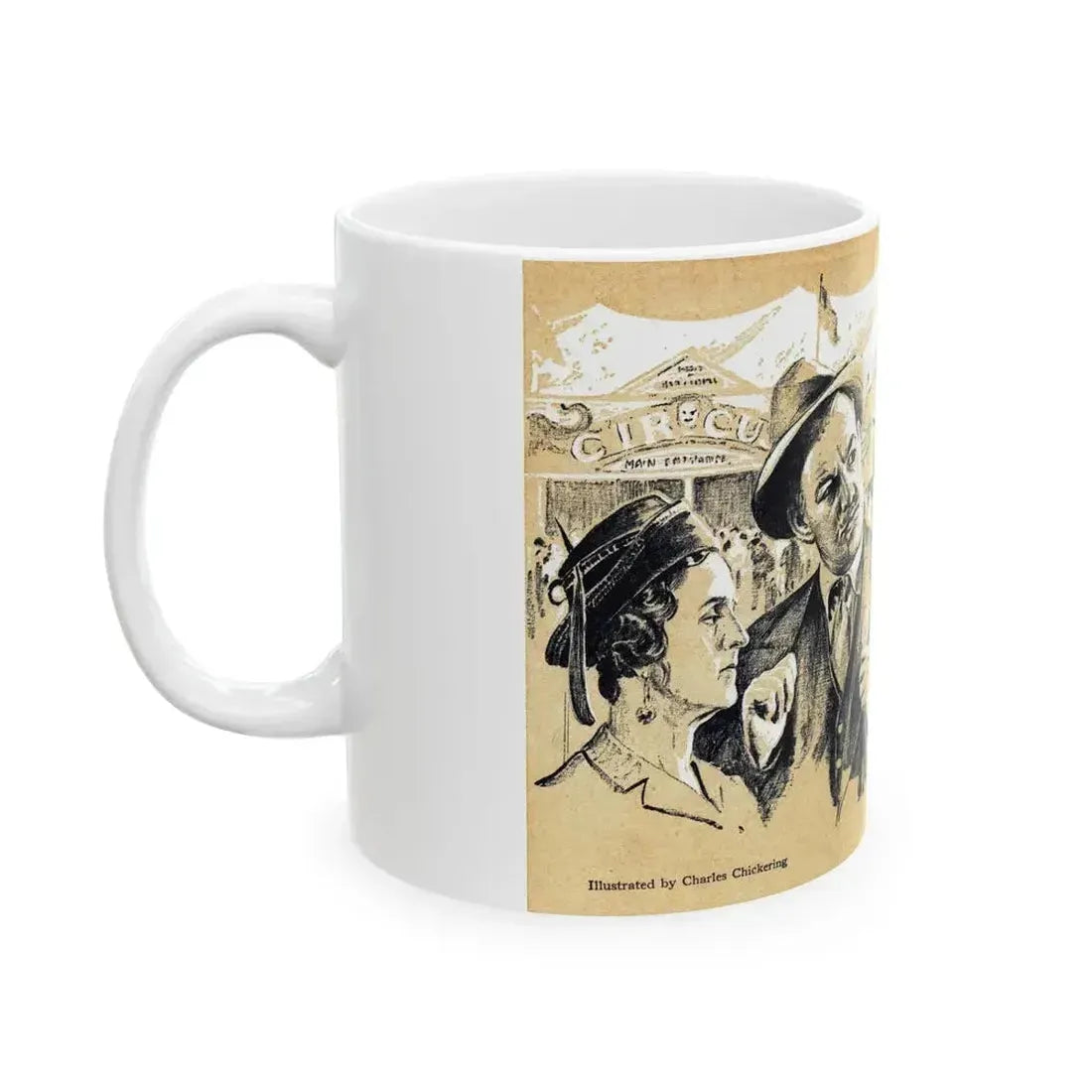Bang It Out of Town (2), Blue Book Magazine, May 1940 - White Coffee Mug - Go Mug Yourself