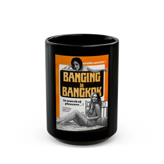 BANGING IN BANGKOK 1976 Movie Poster - Black Coffee Mug-15oz-Go Mug Yourself