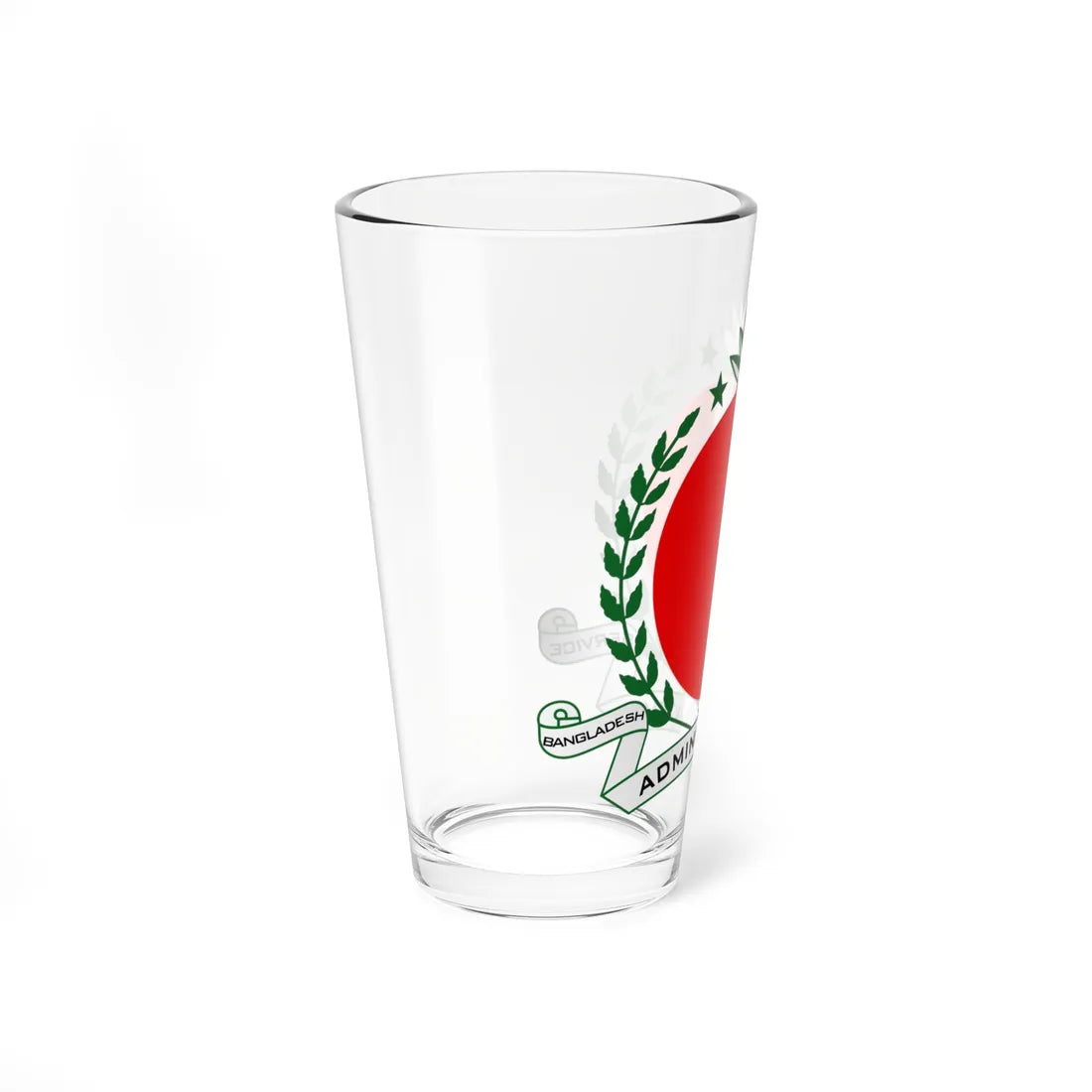 Bangladesh Administrative Service BAS Seal (Bangladesh) (Coat of Arms) Pint Glass 16oz - Go Mug Yourself