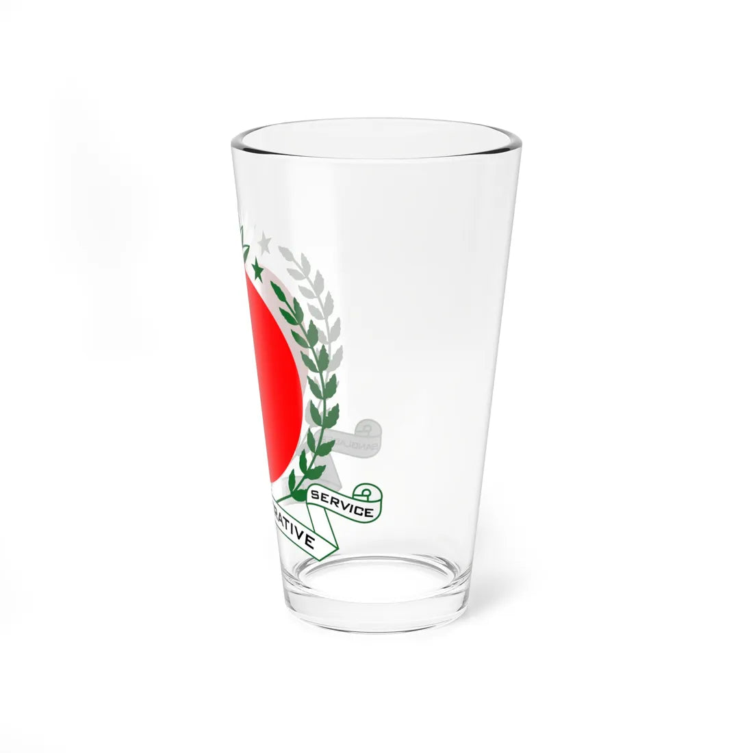 Bangladesh Administrative Service BAS Seal (Bangladesh) (Coat of Arms) Pint Glass 16oz - Go Mug Yourself