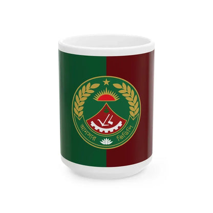 Bangladesh Ansar-VDP Flag (Bangladesh) White Coffee Mug 15oz - Go Mug Yourself