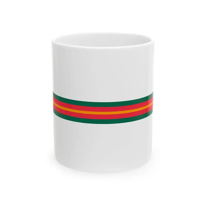 Bangladesh flag bar (Bangladesh) White Coffee Mug 11oz - Go Mug Yourself