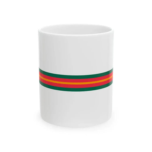 Bangladesh flag bar (Bangladesh) White Coffee Mug 11oz - Go Mug Yourself