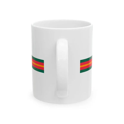 Bangladesh flag bar (Bangladesh) White Coffee Mug - Go Mug Yourself