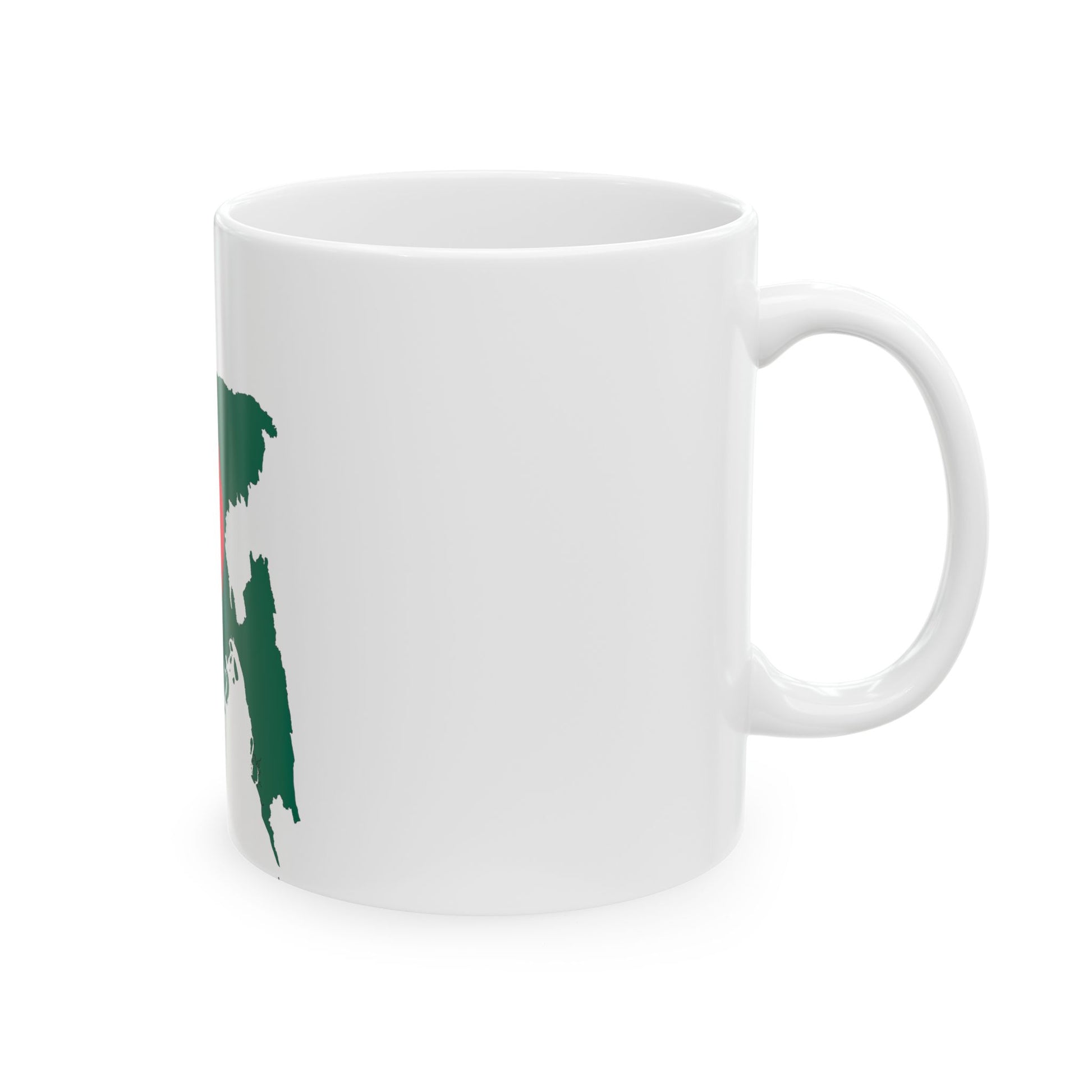 Bangladesh-Flagmap (Bangladesh) White Coffee Mug-Go Mug Yourself