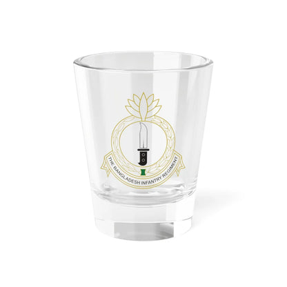 Bangladesh Infantry Regiment Insignia (Bangladesh) (Coat of Arms) Shot Glass 1.5oz 1.5oz - Go Mug Yourself