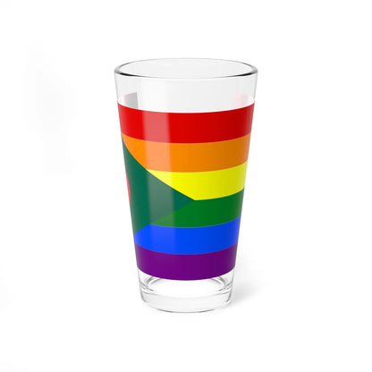 Bangladesh LGBT rainbow flag (Bangladesh) Pint Glass 16oz 16oz - Go Mug Yourself