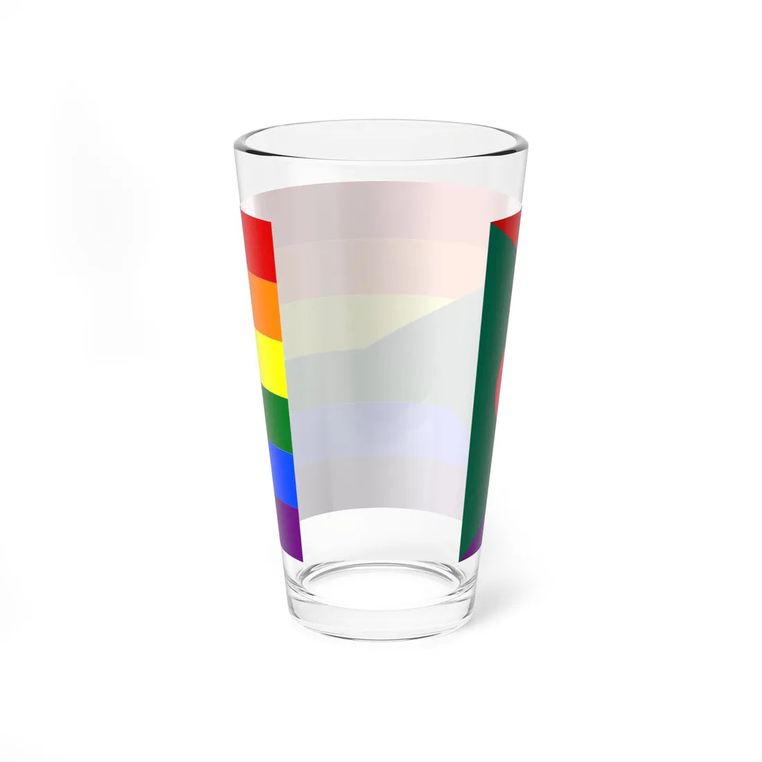 Bangladesh LGBT rainbow flag (Bangladesh) Pint Glass 16oz - Go Mug Yourself