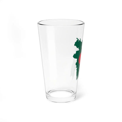 Bangladesh Map Flag (Bangladesh) Pint Glass 16oz - Go Mug Yourself
