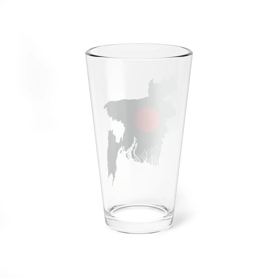 Bangladesh Map Flag (Bangladesh) Pint Glass 16oz - Go Mug Yourself