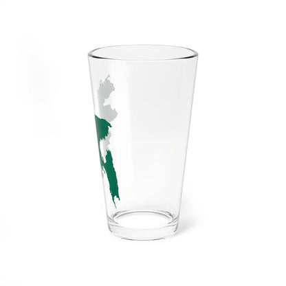 Bangladesh Map Flag (Bangladesh) Pint Glass 16oz - Go Mug Yourself