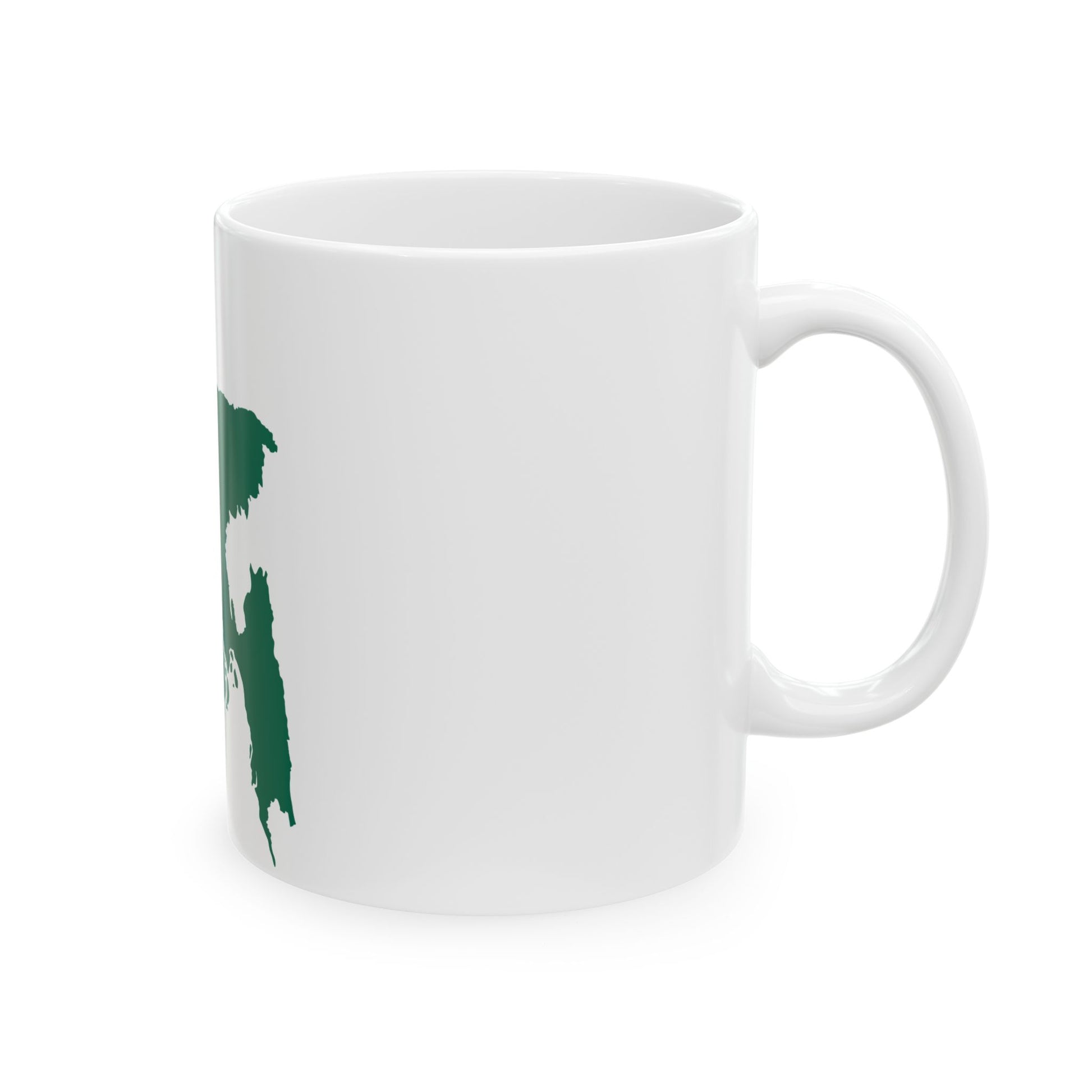 Bangladesh Map Flag (Bangladesh) White Coffee Mug-Go Mug Yourself