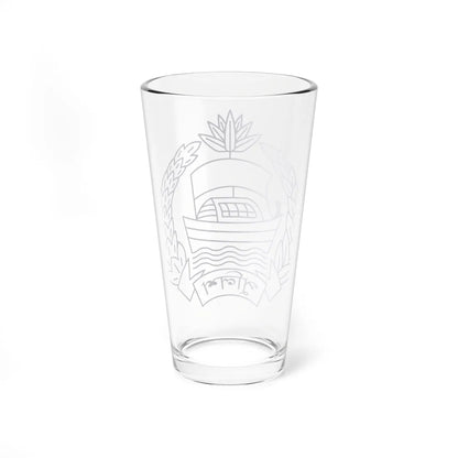 Bangladesh Police Emblem 1972-2003 2009-2025 (Bangladesh) (Coat of Arms) Pint Glass 16oz - Go Mug Yourself