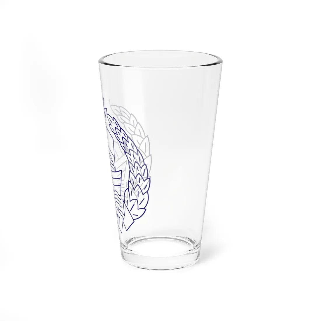 Bangladesh Police Emblem 1972-2003 2009-2025 (Bangladesh) (Coat of Arms) Pint Glass 16oz - Go Mug Yourself