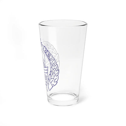 Bangladesh Police Emblem 1972-2003 2009-2025 (Bangladesh) (Coat of Arms) Pint Glass 16oz - Go Mug Yourself