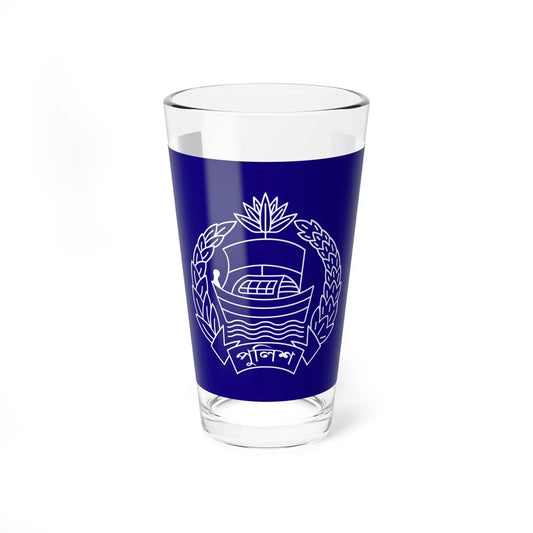 Bangladesh Police Flag (Bangladesh) Pint Glass 16oz 16oz - Go Mug Yourself
