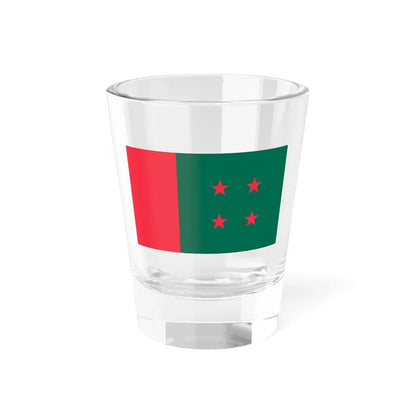 বলদশ আওযম লগর পতক (Bangladesh) Shot Glass 1.5oz 1.5oz - Go Mug Yourself