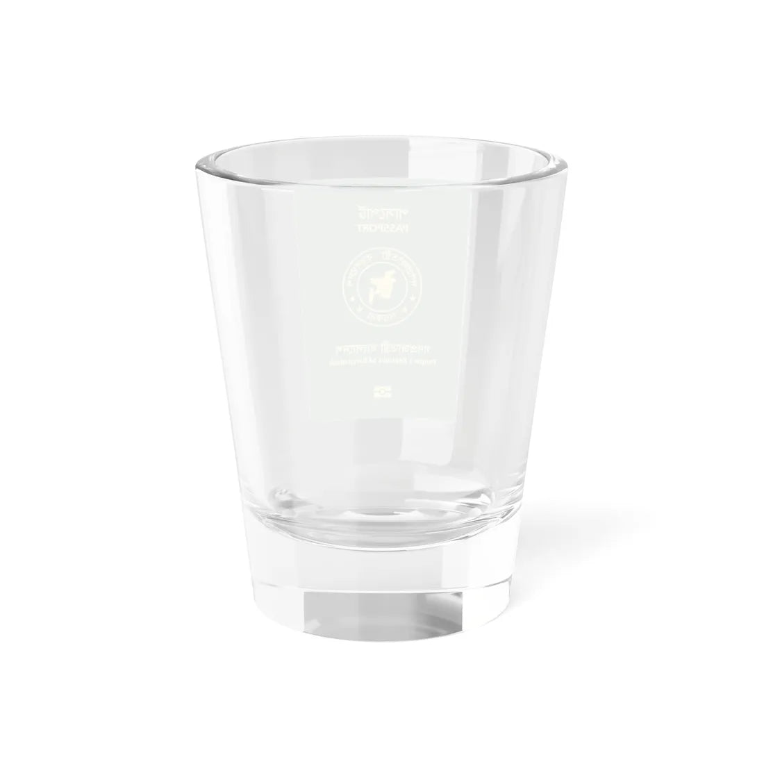 Bangladeshi E-Passport (Bangladesh) (Coat of Arms) Shot Glass 1.5oz - Go Mug Yourself