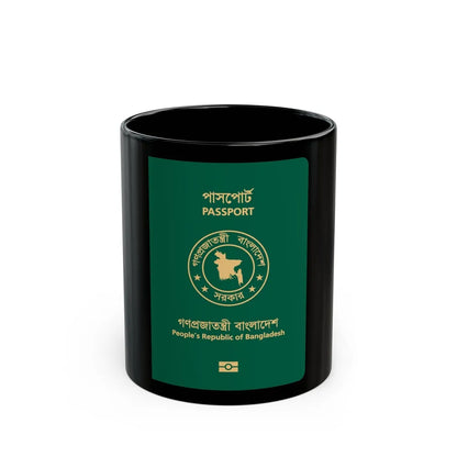 Bangladeshi E-Passport - Black Coffee Mug-11oz-Go Mug Yourself