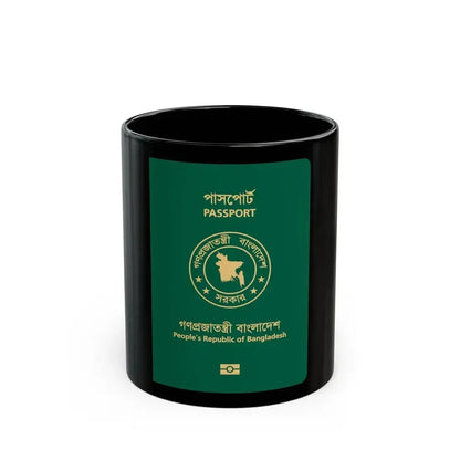 Bangladeshi E-Passport - Black Coffee Mug 11oz - Go Mug Yourself