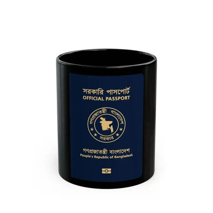 Bangladeshi Official Passport - Black Coffee Mug 11oz - Go Mug Yourself
