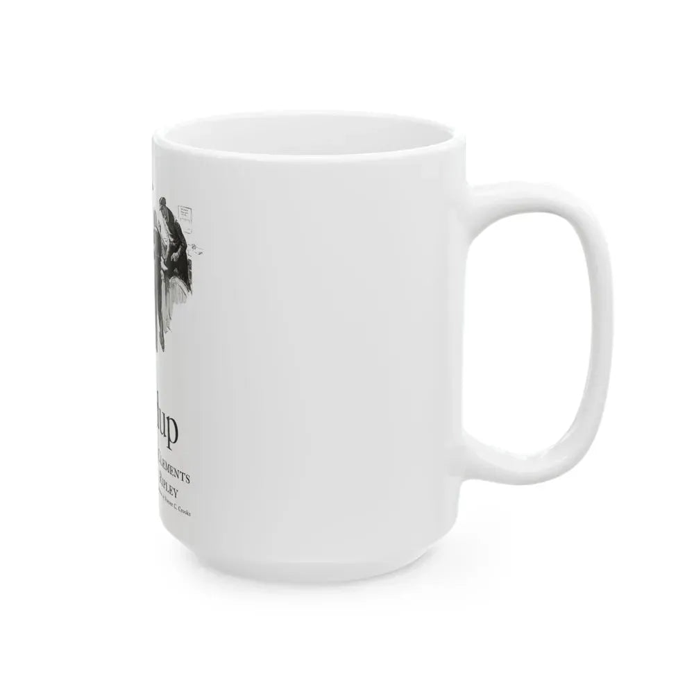 Bank Holdup (1), Cosmopolitan, January 1934 - White Coffee Mug - Go Mug Yourself