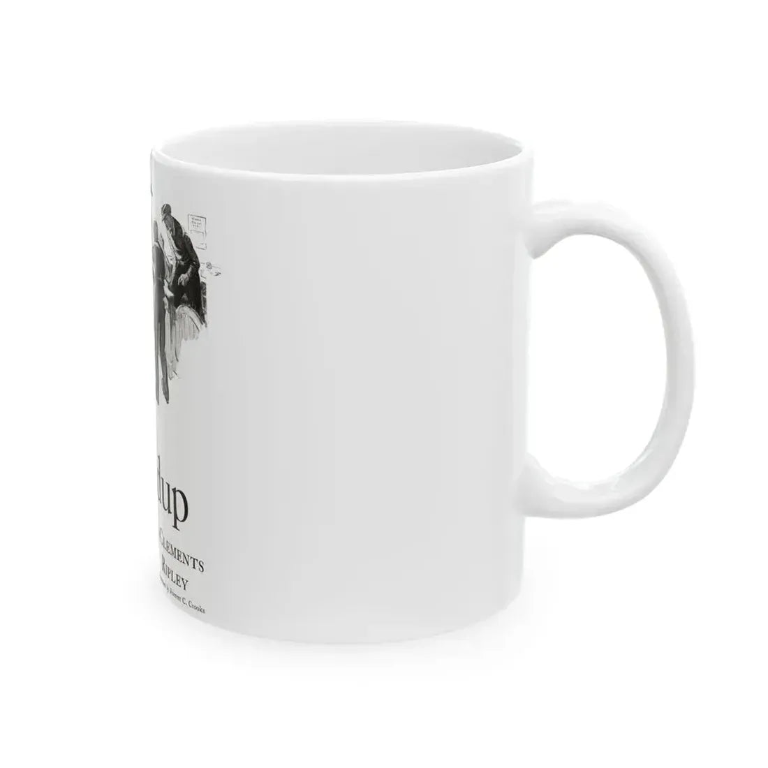 Bank Holdup (1), Cosmopolitan, January 1934 - White Coffee Mug - Go Mug Yourself