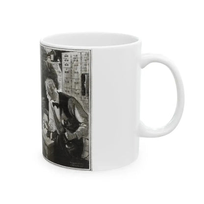 Bank Holdup (2), Cosmopolitan, January 1934 - White Coffee Mug - Go Mug Yourself