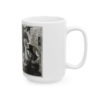 Bank Holdup (2), Cosmopolitan, January 1934 - White Coffee Mug - Go Mug Yourself