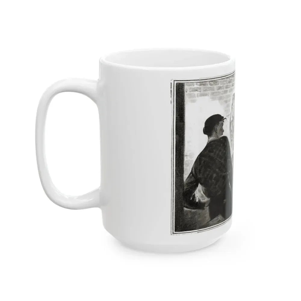 Bank Holdup (2), Cosmopolitan, January 1934 - White Coffee Mug - Go Mug Yourself