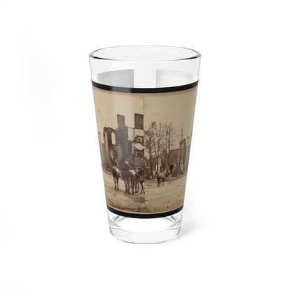 Bank Of Chambersburg & Franklin House, Chambersburg, Franklin Co., Pa., Destroyed By The Rebels Under Mccausland, July 30th, 1864 (U.S. Civil War) Pint Glass 16oz 16oz - Go Mug Yourself