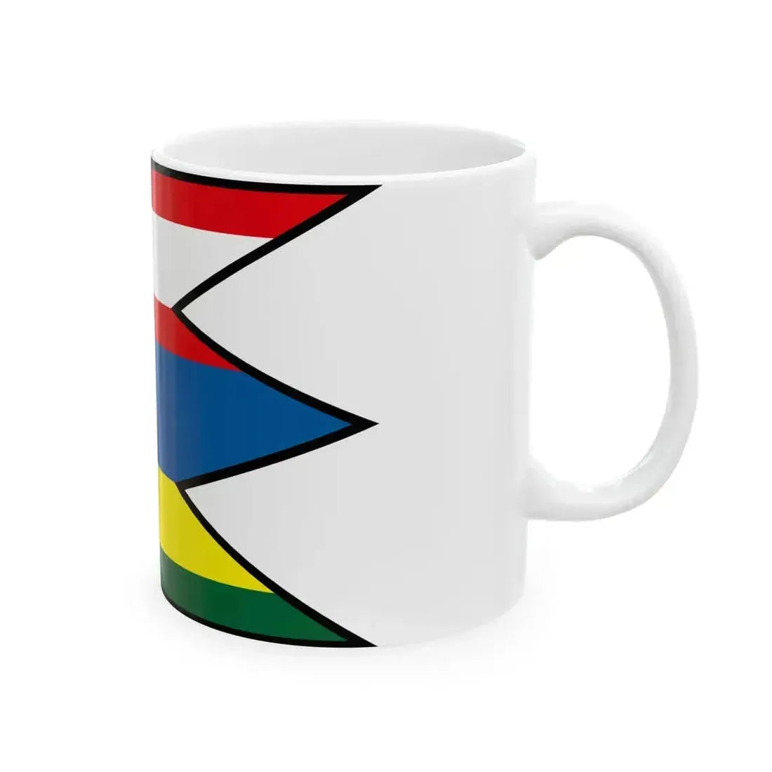 Banka Piestany Flag (Slovakia) White Coffee Mug - Go Mug Yourself